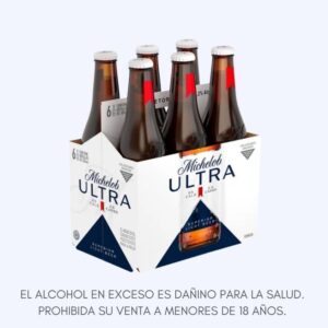 Michelob Ultra Sixpack Botella X 355Ml