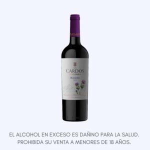 Vino Tinto Los Cardos Malbec X 750 Ml