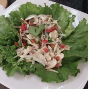Ceviche de champiñones