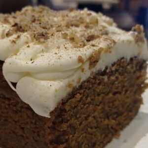 Keke de zanahoria con frosting