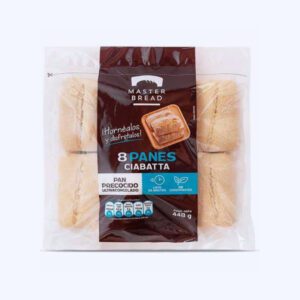 Masterbread Pan Precocido Ciabatta Bolsa 8U